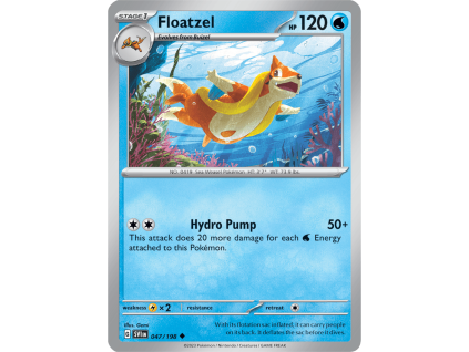 047/258 Floatzel (Scarlet Violet) (Rarita Reverse Holo)