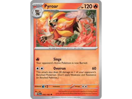 032/279 Pyroar (Paldea Evolved) (Rarita Reverse Holo)