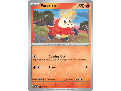 035/279 Fuecoco (Paldea Evolved) (Rarita Reverse Holo)