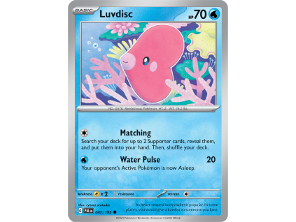047/279 Luvdisc (Paldea Evolved) (Rarita Reverse Holo)