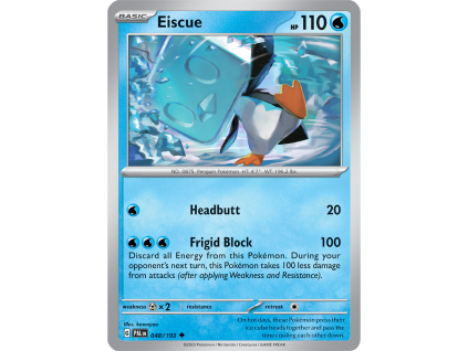 048/279 Eiscue (Paldea Evolved) (Rarita Reverse Holo)
