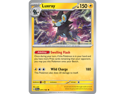 071/279 Luxray (Paldea Evolved) (Rarita Reverse Holo)