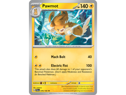 076/279 Pawmot (Paldea Evolved) (Rarita Reverse Holo)