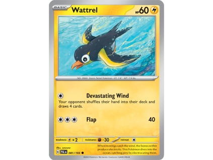 081/279 Wattrel (Paldea Evolved) (Rarita Reverse Holo)