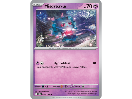 087/279 Misdreavus (Paldea Evolved) (Rarita Reverse Holo)