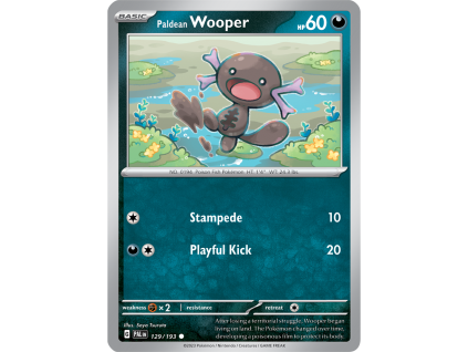 129/279 Paldean Wooper (Paldea Evolved) (Rarita Reverse Holo)