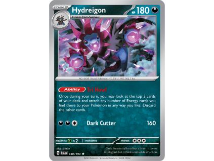 140/279 Hydreigon (Paldea Evolved) (Rarita Reverse Holo)