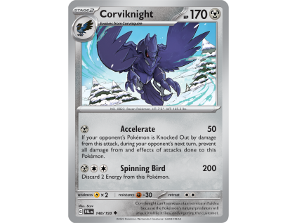 148/279 Corviknight (Paldea Evolved) (Rarita Reverse Holo)