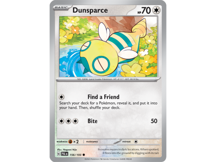 156/279 Dunsparce (Paldea Evolved) (Rarita Reverse Holo)