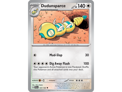 157/279 Dudunsparce (Paldea Evolved) (Rarita Reverse Holo)