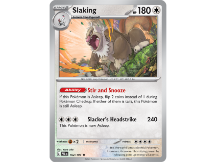 162/279 Slaking (Paldea Evolved) (Rarita Reverse Holo)