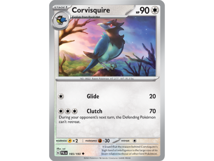 165/279 Corvisquire (Paldea Evolved) (Rarita Reverse Holo)