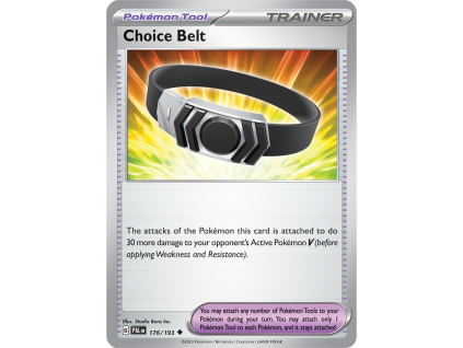 176/279 Choice Belt (Paldea Evolved) (Rarita Reverse Holo)
