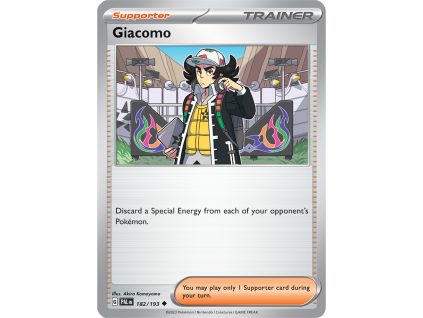 182/279 Giacomo (Paldea Evolved) (Rarita Reverse Holo)