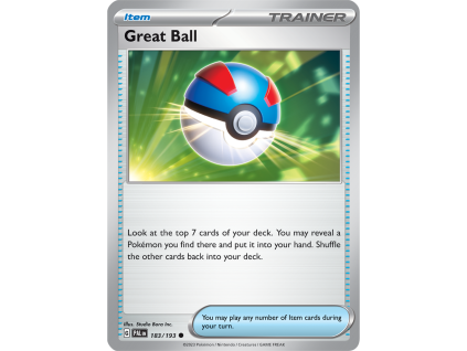 183/279 Great Ball (Paldea Evolved) (Rarita Reverse Holo)