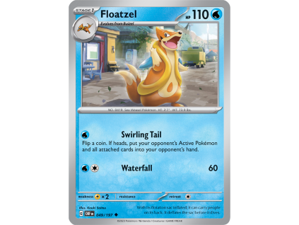 049/230 Floatzel (Obsidian Flames) (Rarita Reverse Holo)