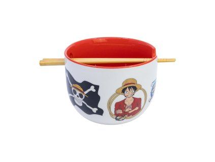 ceramic ramen bowl with chopsticks in gift box one piece classic