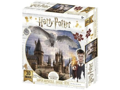 99173742 3d puzzle harry potter bradavice a hedvika 500 ks