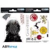 game of thrones stickers 16x11cm 2 sheets stark sigils x5