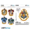 harry potter mini stickers hogwarts houses 16x11cm