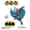 dcx comics stickers 16x11cm 2 sheets batman and logo x5
