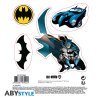 dcy comics stickers 16x11cm 2 sheets batman and logo x5