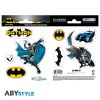 dc comics stickers 16x11cm 2 sheets batman and logo x5