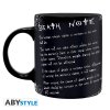 pdeath note mug 320 ml l rules with box x2