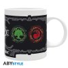 magic the gathering mug 320 ml mana symbol subli box x2