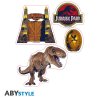 jurassic park stickers 16x11cm 2 sheets dinosaurs x5 (1)
