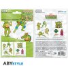 tmnt stickers 16x11cm 2 sheets turtles splinter x5 (3)