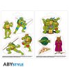 tmnt stickers 16x11cm 2 sheets turtles splinter x5