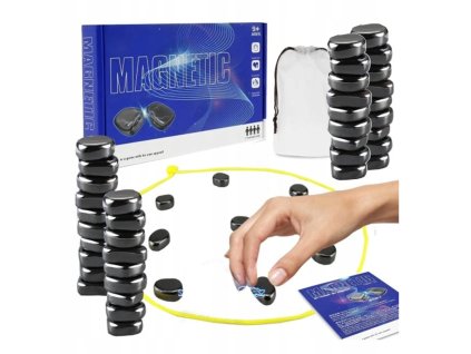 Magnetická strategická hra s magnetickými kameny