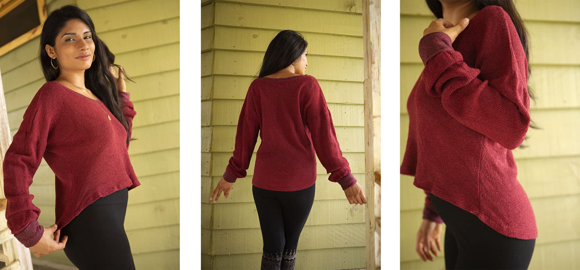 Anna Suno Top Wine Red