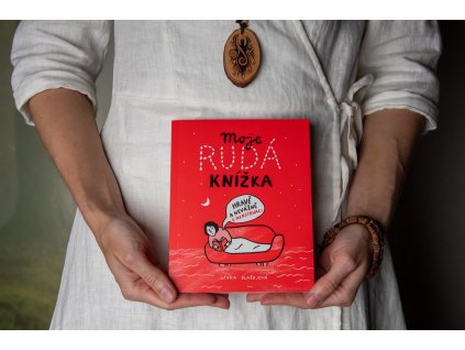 Kniha "Moje rudá knížka... hravě a nevážne o menstruaci" - Lenka Blažejová