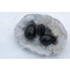 Master SET (YONI EGGS) Čierny Obsidián na snehu Yoni 2