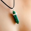 Náhrdelník z malachitu HEXAGON