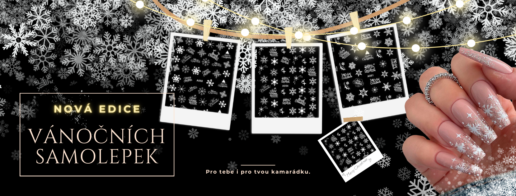 Vánoční 3D samolepky