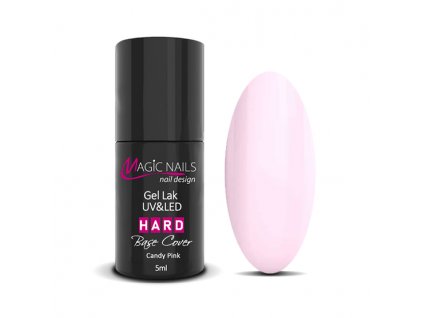 Magic Nails Gel Lak HARD Base Cover CANDY PINK