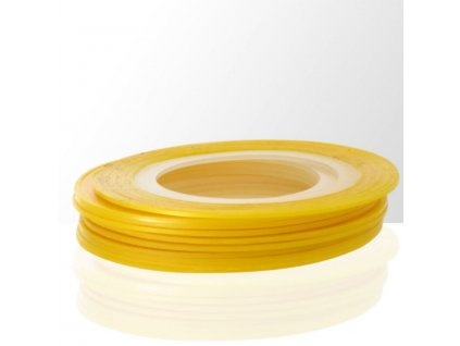 Zdobící páska žlutá - 1mm