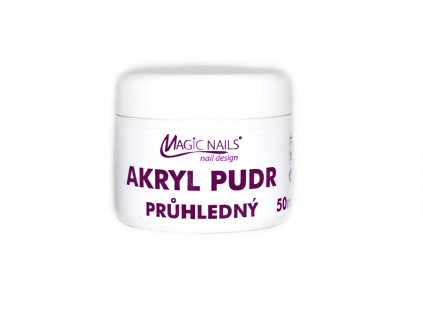 Akrylový pudr průhledný 50 ml