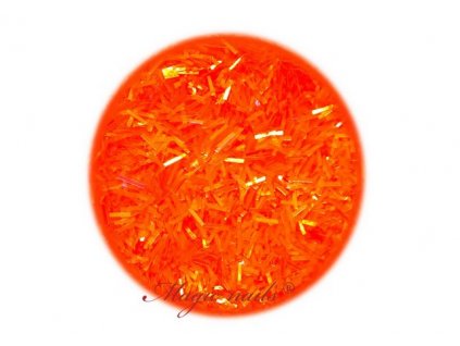 Holografické nitě oranžová neon