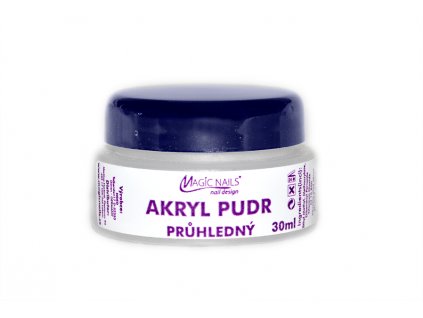 Akrylový pudr průhledný 30 ml