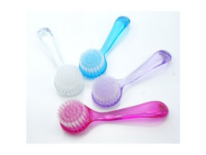 Kartáček na nehty kulatý růžový