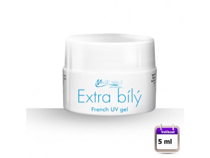 UV gel Extra bílý 5 ml