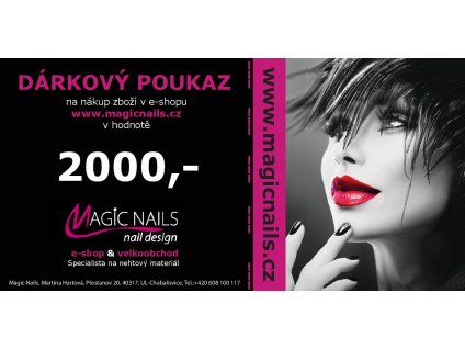 Dárkový poukaz 2000 Kč