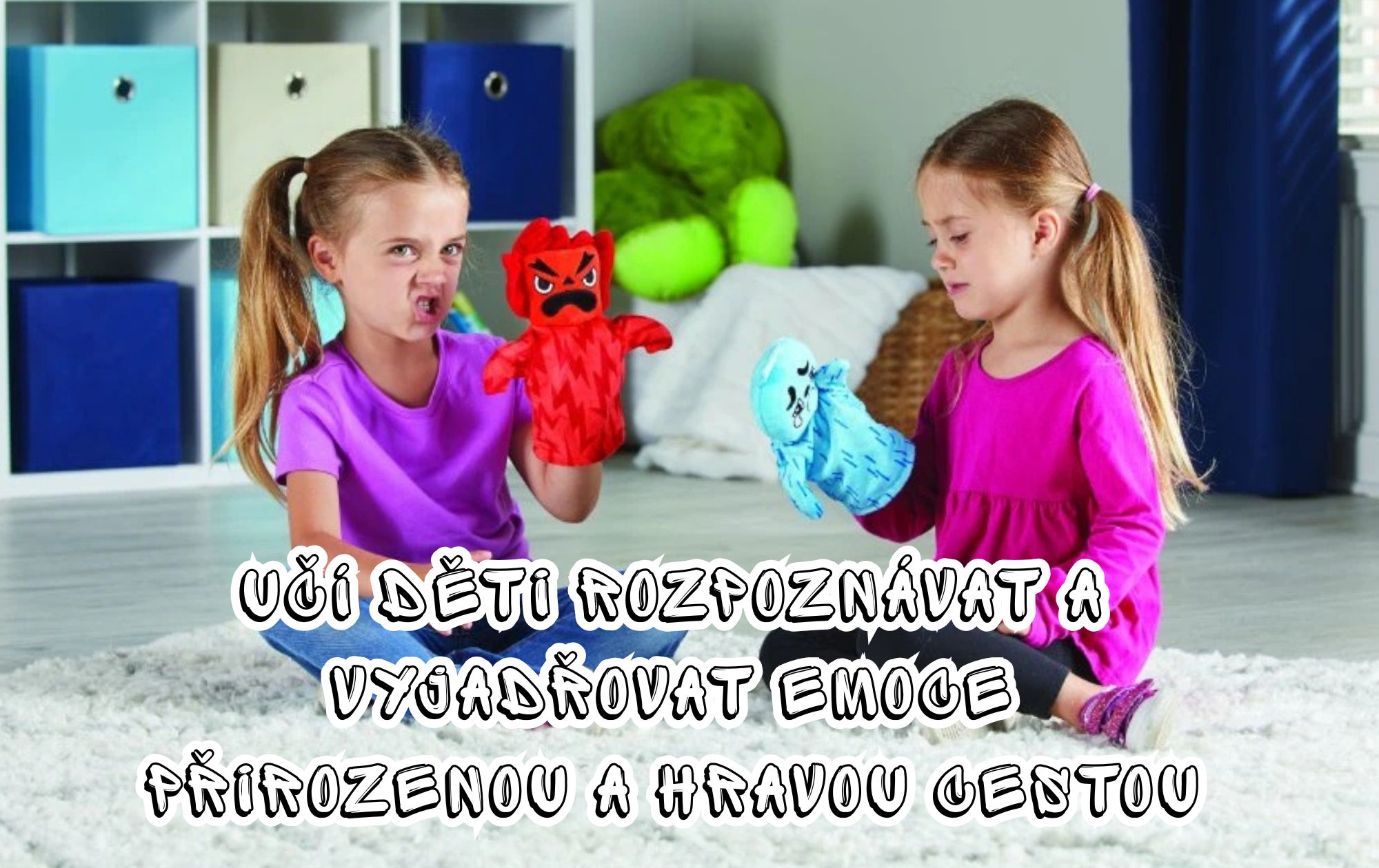 Hand2Mind Feelings Family – sada plyšových maňásků
