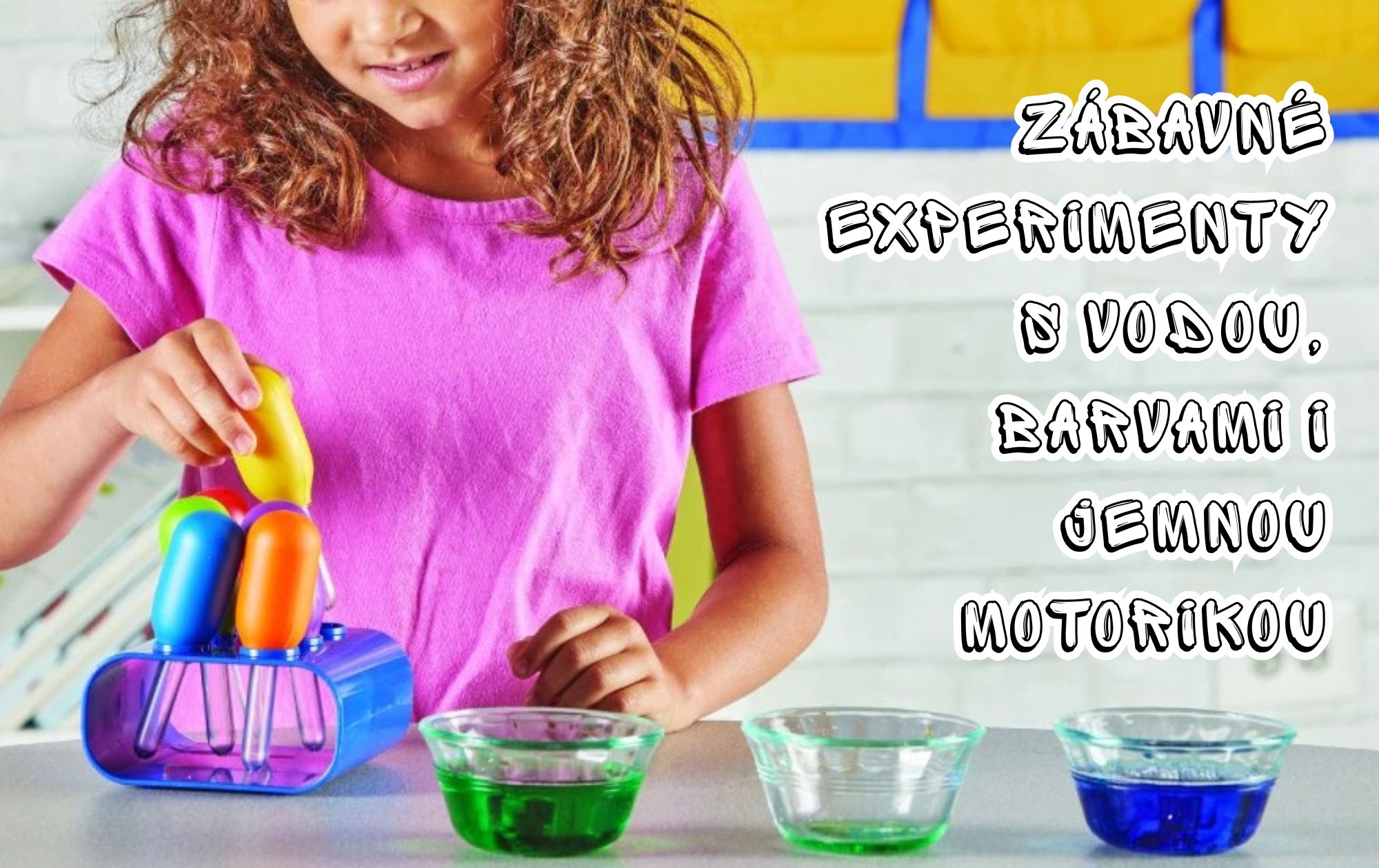 Jak nadchnout děti pro první vědecké pokusy? - Jumbo kapátka pro základní vědy