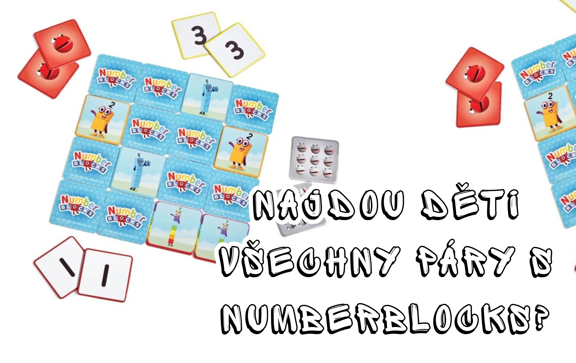 Najdou děti všechny páry s Numberblocks? - Paměťová hra od Learning Resources