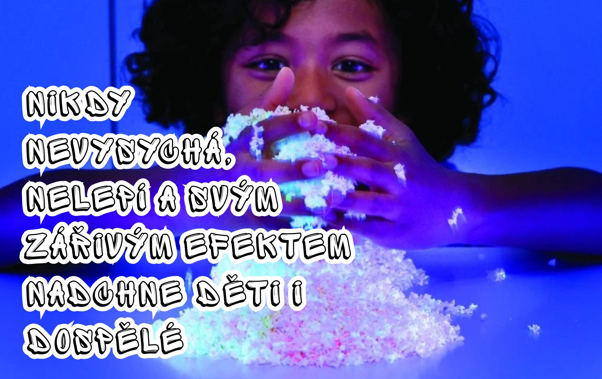 Playfoam Puffle Twist - svítící senzorická hmota, která rozvíjí kreativitu